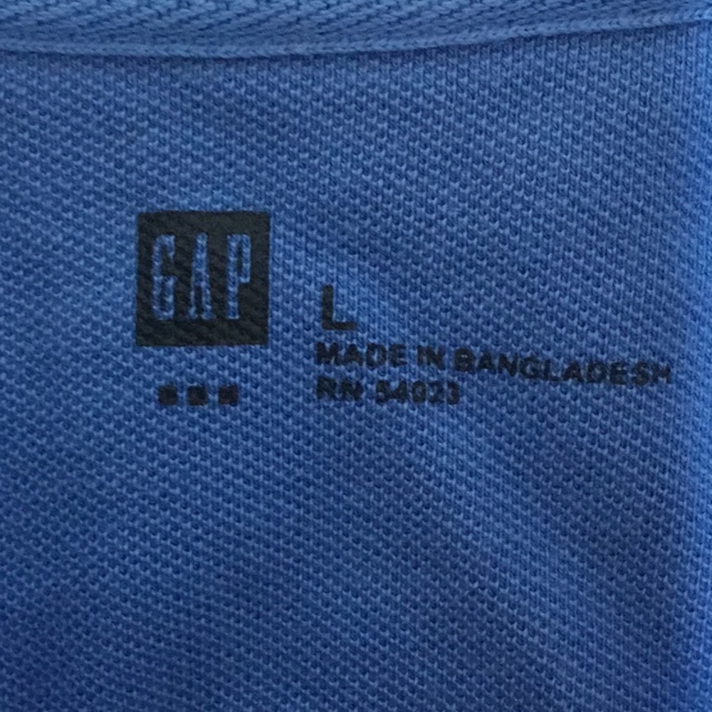New Mens Gap Pique Polo Shirt - Picture 3 of 5